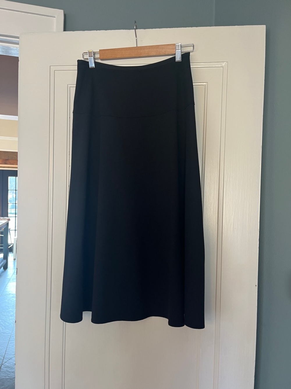 GAP Black Midi A-Line Skirt